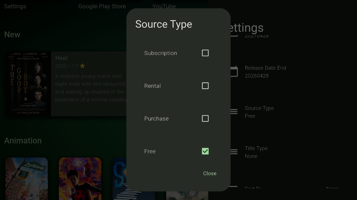 Source Filtering